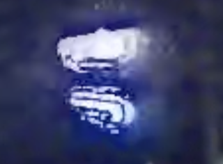 Suspect fog-light lit — L-shape illumination